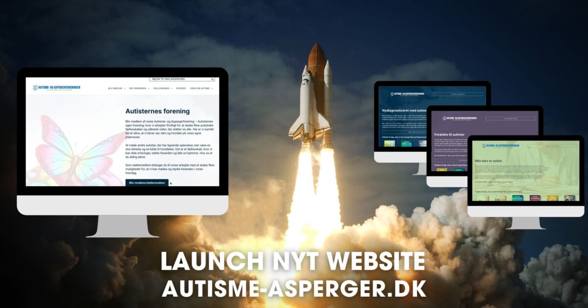 Launch af Autisme- og Aspergerforeningens nye hjemmeside, Autismeforeningen, autismeforening, Nina Catalina Michaelsen, new web, landingpage, værdier, inklusion