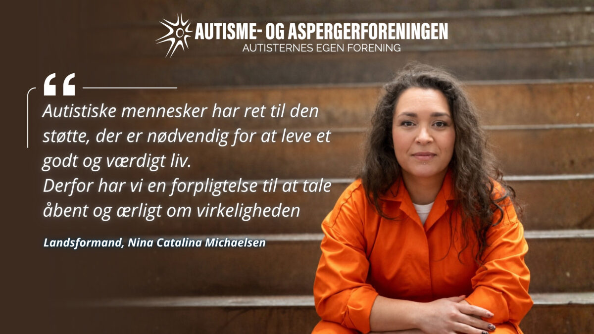 Nina Catalina Michaelsen, Aurisme- og Aspergerforeningen, Neurodivergens, Autisme, Folkemødet 2026, handicap, funktionsnedsættelse,